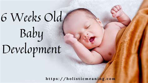 6 Weeks Old Baby Development Holistic Meaning