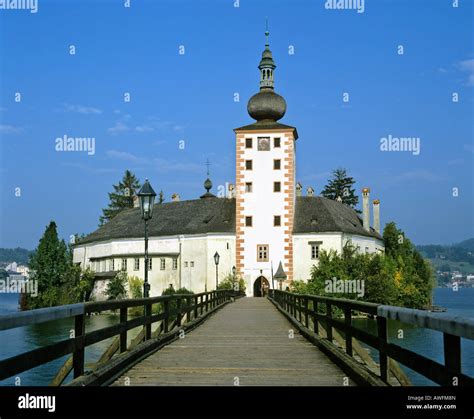 Schloss Ort Ort Palast Gmunden Traunsee Traun See Region