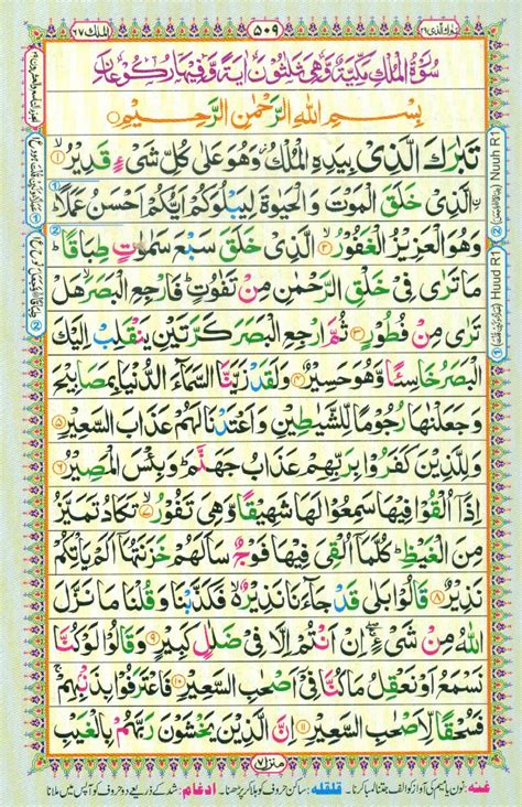 Surah Mulk Surah Al Mulk Listen And Read Quran Teaching