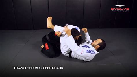 Bjj Triangle Choke Variations In Minute Evolve University Youtube