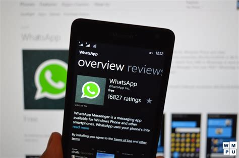 Turn on your mobile phone. WhatsApp removes its Windows Phone app from the Microsoft ...