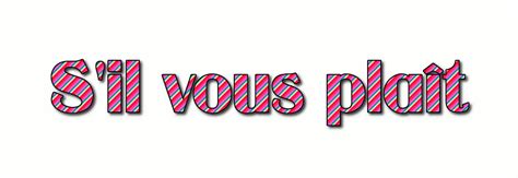 Sil Vous Plaît Logo Outil De Conception De Logo Gratuit De Flaming Text