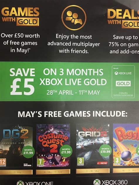 They had some stock today but i didn't really have a chance to get one by the time i found out. Xbox's Games With Gold for May Officially Revealed; Defense Grid 2, Costume Quest and More
