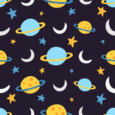 Space Planets Free Download Vector Images Wowpatterns
