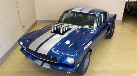 1965 ford mustang drag car with 427 cammer engine heads to auction
