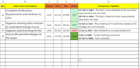 Excel Task Tracker Template Downloads 6 Samples Free Project