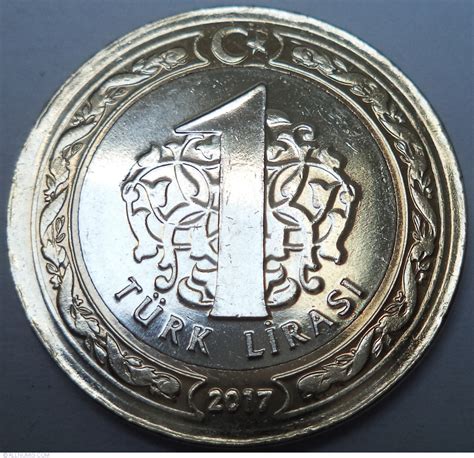 1 Lira 2017 Republic 2009 Turkey Coin 41514