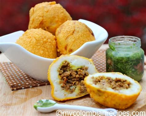 Colombian Style Stuffed Potatoes Papas Rellenas Colombianas My Colombian Recipes Recipe