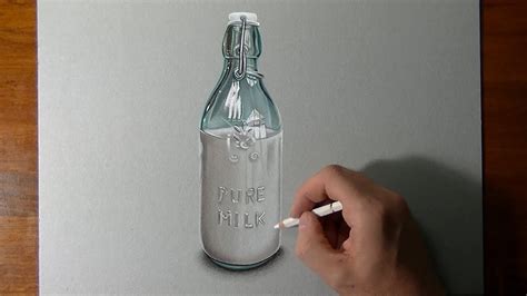 Then your child will know how to use the item. 3D Drawing Pure Milk Glass - YouTube