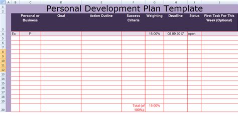 If you'd like some valuation excel model templates to facilitate your valuation, you will find the above valuation techniques and many more on the eloquens catalogue. Get Personal Development Plan Template Excel - Excel ...