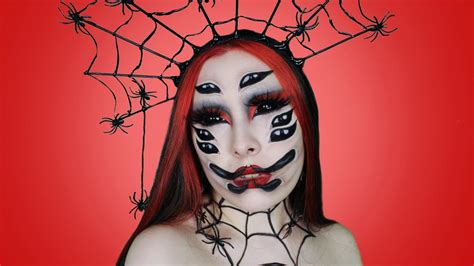 Spider Queen Halloween Makeup Tutorial Youtube