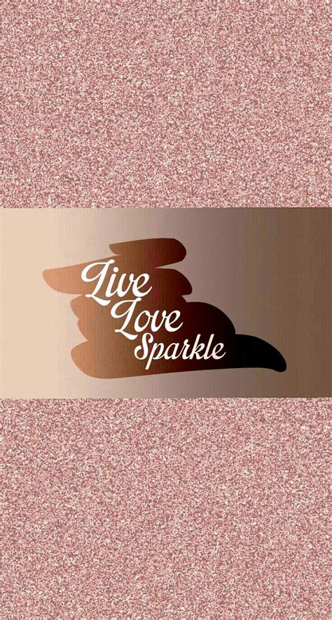 Rose Gold Glitter Sparkle Wallpaper