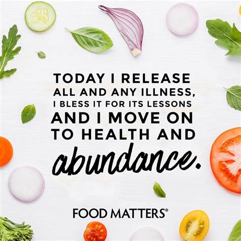 To Health And Abundance Foodmatters Fmquotes