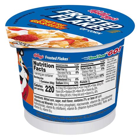 Kellogg S Frosted Flakes Nutritional Info Besto Blog