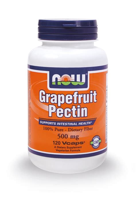 NOW GRAPEFRUIT PECTIN 500mg 120Vcaps - PharmaDirect.gr