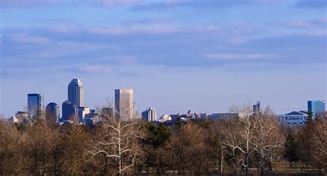 Indianapolis Skyline Indianapolis Skyline Viewed From 4 Mi Flickr
