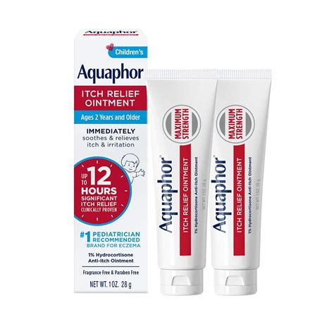 Aquaphor Childrens Itch Relief Ointment 1 Hydrocortisone Anti Itch