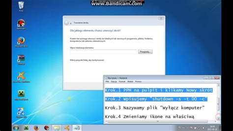 Jak wyłączyć komputer ikonką na pulpicie itp YouTube