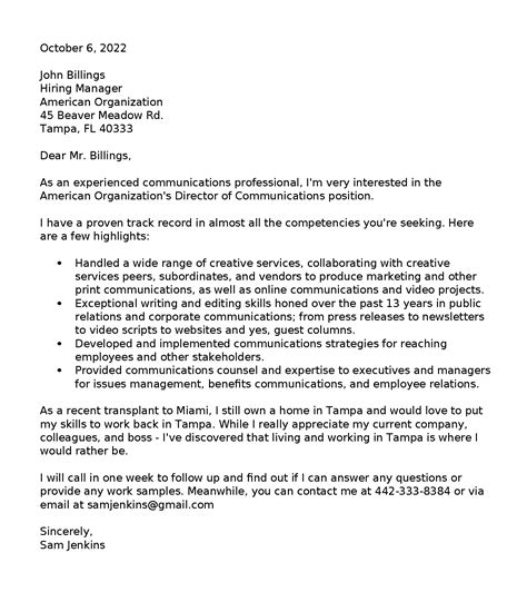 Cover Letter Examples for Job Seekers in 2022 (2023)