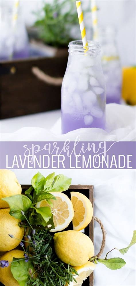 Sparkling Lavender Lemonade Recipe Lemonade Drinks Lavender Lemonade Lavender Drink