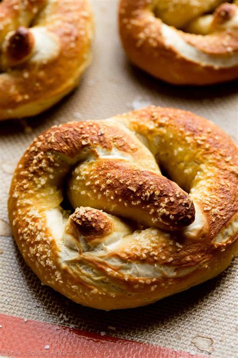 easy homemade soft pretzels video sallys baking addiction