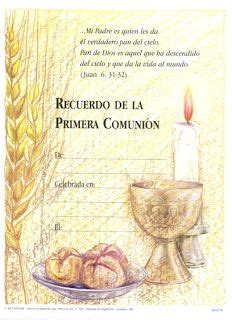 Señal de la cruz en el nombre del padre y del hijo y del espíritu santo. Celebrando la Primera Comunión | Oraciones primera ...