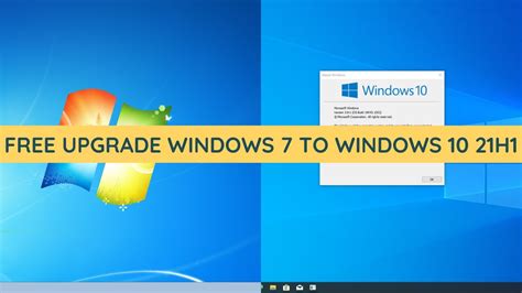 How To Upgrade Windows 7 To Windows 10 Version 21h1 Without Losing Data