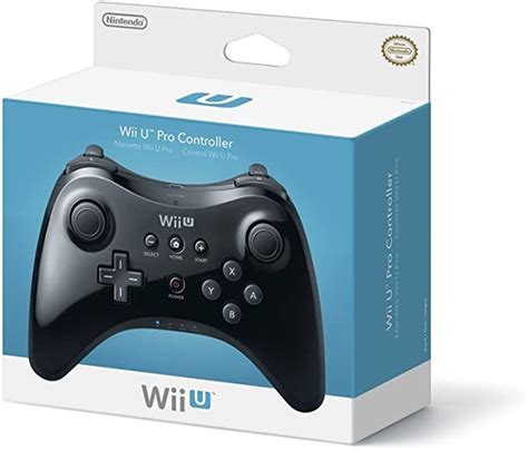 Wii U Pro Controller Black Standard Edition Mx Videojuegos