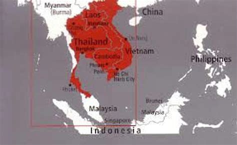 Thailand And Vietnam — World Wide Maps