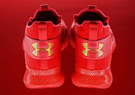 Cam Newton Under Armour C1 Trainer Red Gold Sneakerfiles