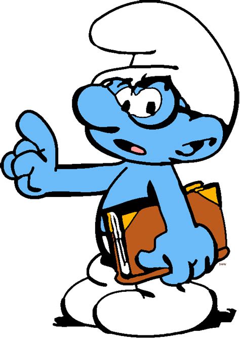 Gözlüklü Şirin Smurfs Drawing Smurfs Classic Cartoon Characters