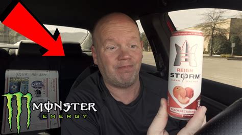 Monster Reign Storm Peach Nectarine Energy Drink Reed Reviews Youtube