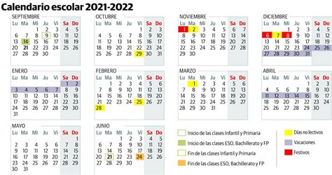 Calendario 2021 Escolar 2022 Andalucia Sevilla Jaydencoane