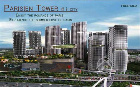 Shah alam replaced kuala lumpur as the capital city of the state of selangor in 1978 due to kuala lumpur's incorporation into a. Parisien Tower @ I City, Shah Alam, Selangor | New Service ...