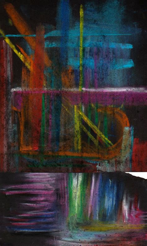 Myanimalcollective Artwork Chalk Pastels Abstract Painting