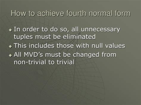 Ppt Multivalued Dependencies Fourth Normal Form Powerpoint