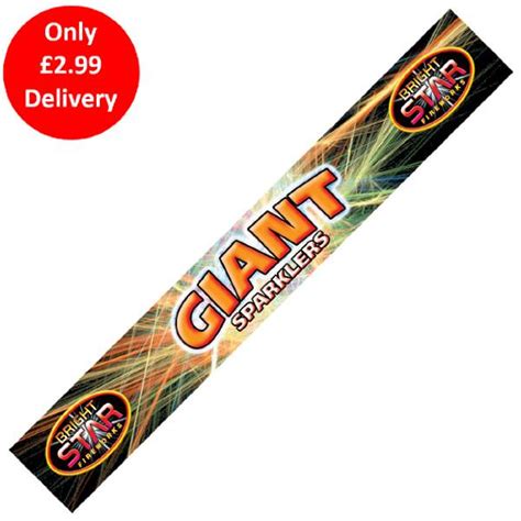 Giant 10 Sparklers Atcost Fireworks