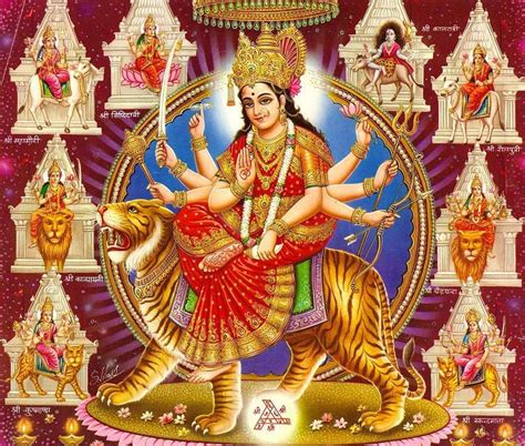 वैष्णोदेवी मन्दिर) is one of the holiest hindu temples dedicated to shakti in hinduism, vaishno devi, also known as mata rani and vaishnavi, is a manifestation of the mother. Happy Navratri Vaishno Maa Mata Devi Images Photo Dp HD ...