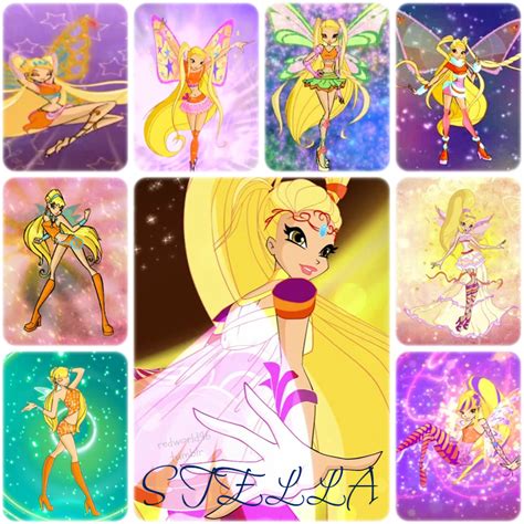 Stella All Transformations Winx Club Sailor Scouts Photo Fanpop