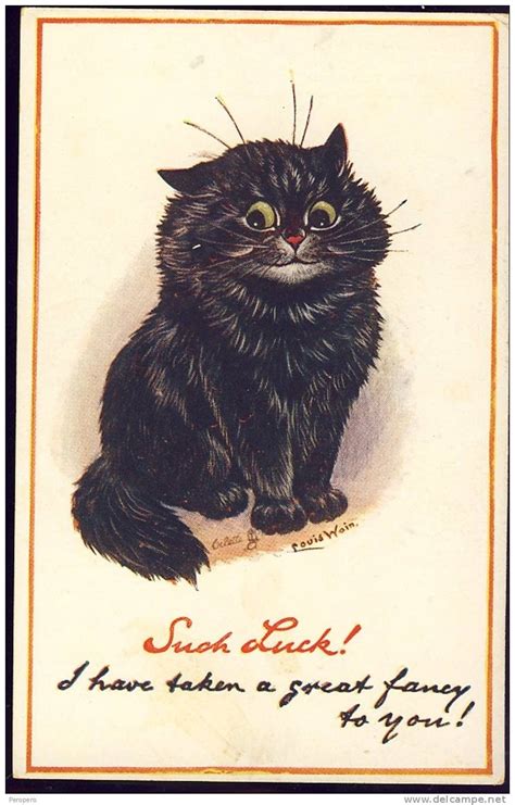 Pin By Blair Devorr On Retro Vintage Black Cat Art Cats Illustration