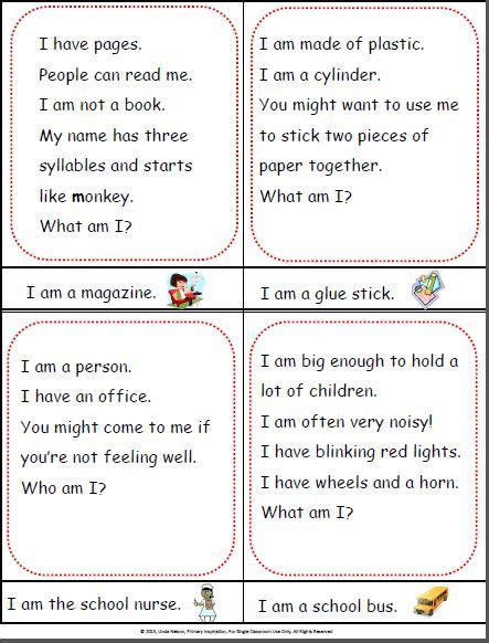 Mathematics form 3 topical revision questions and answers (15). Back to School Riddles for Inference and Vocabulary ...