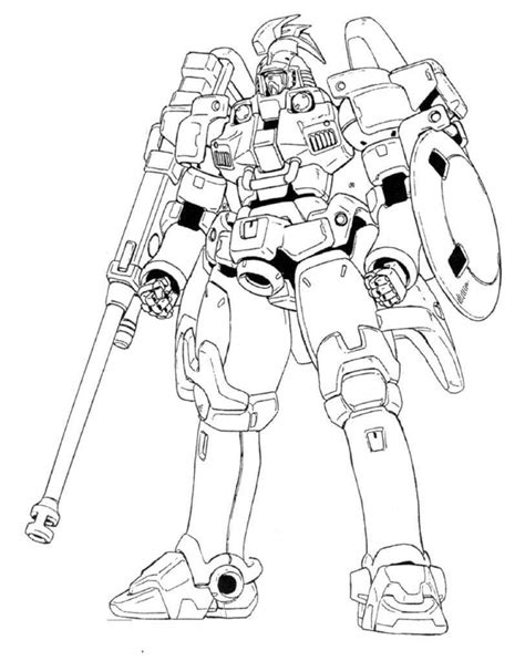 16 Mobile Suit Gundam Coloring Pages Free Printable Coloring Pages