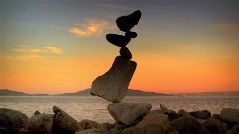 Enjoy The Beautiful World Am Pm Rock Or Stone Balancing Photos By