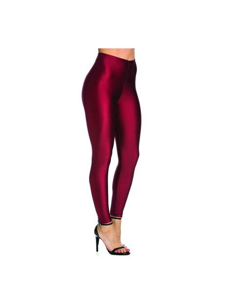 Spandex 80s Disco Pants Women Shiny High Waist Leggings Etsy Uk