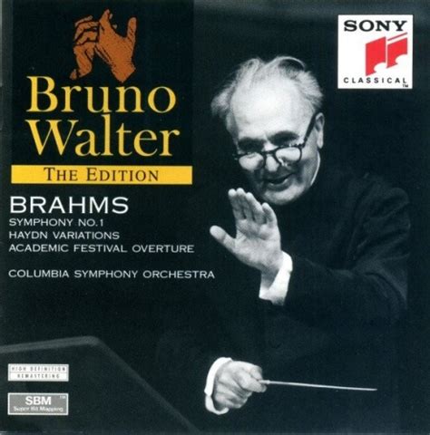 brahms symphony no 1 haydn variations academic festival overture bruno walter songs