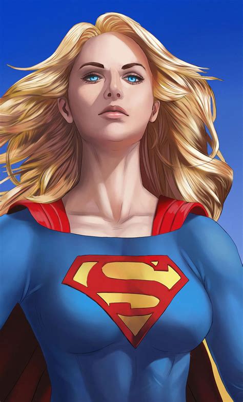 1280x2120 Beautiful Supergirl Art Wallpaper Personajes De Superman Superhéroes Dc