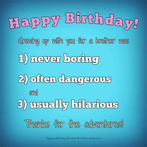 Funny Happy Birthday Images For A Brother Funny Goal