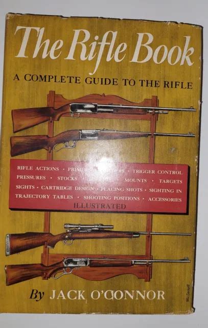 Vintage The Rifle Book By Jack Oconnor 1949 1st Edition Hardcover