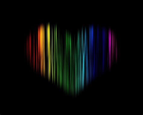 Black Rainbow Wallpaper Heart Amazing Wallpapers