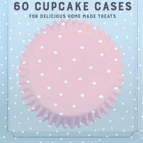 Rincs Essentials Cupcake Cases Greaseproof Perfect Sized Paper Polka Dots Cupcake Muffin Bun